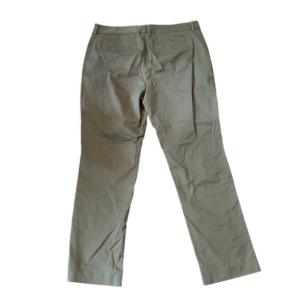 Lands' End Fit 2 Straight Leg Khaki Chino Pants sz 14 khaki preppy teachercore - Picture 5 of 8
